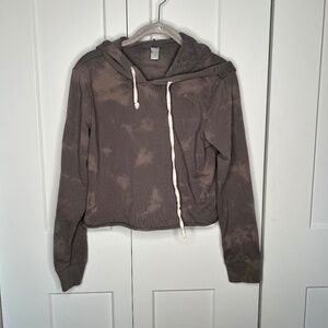 Alternative Tie Dye Crop Hoodie Women's Size Small *has matching shorts